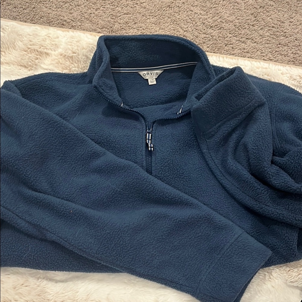 Orvis Men's Navy Sweater